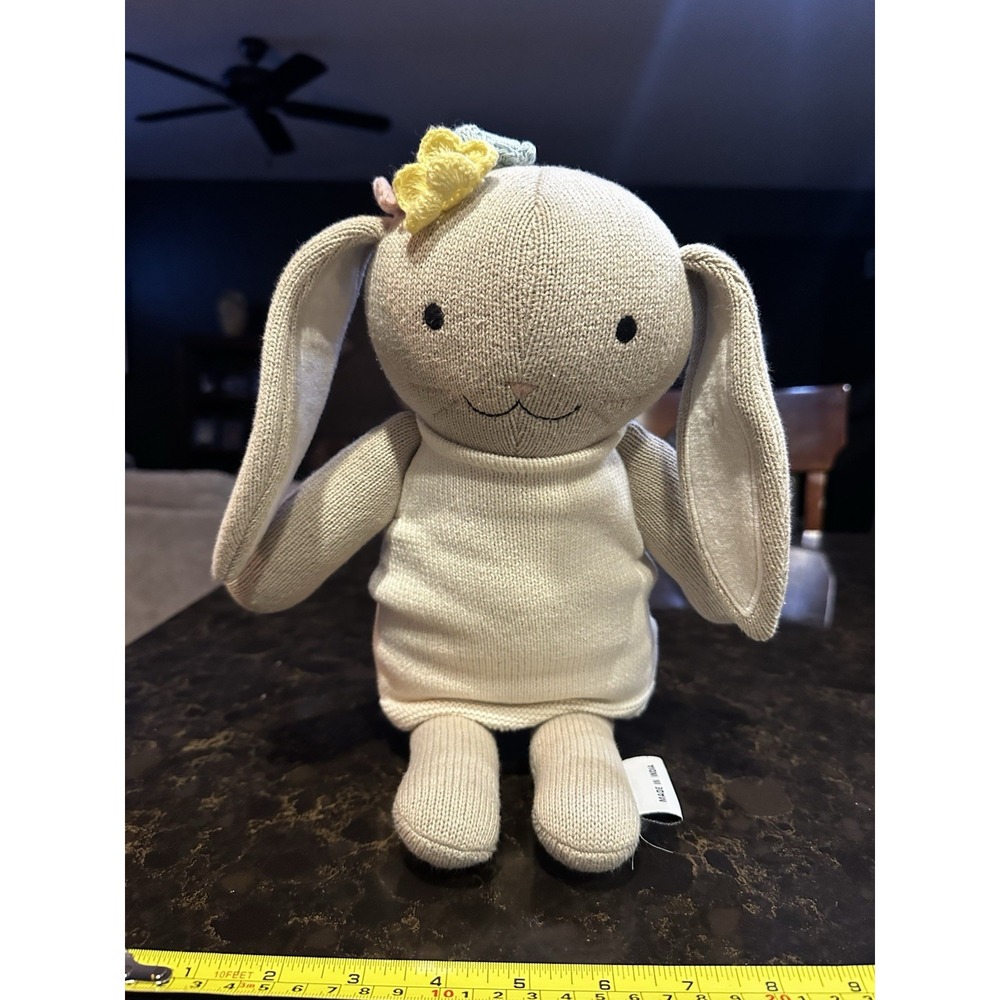 Cuddle + Kind Harper The Bunny Rabbit Doll Stuffed Plush 13" Soft Toy